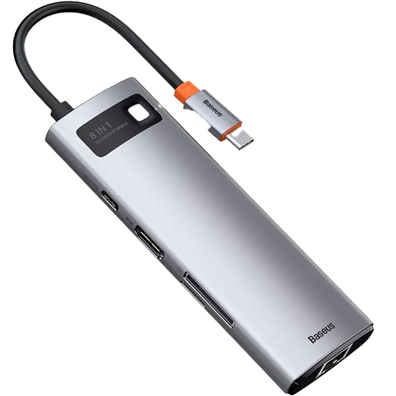 Baseus Metal Gleam 8-in-1 Hub 1 Mascom International.webp